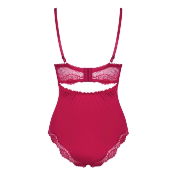 Bielizna-Rosalyne body czerwone  S/M