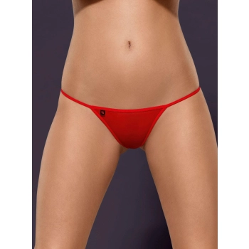 Stringi otwarte Obsessive Luiza czerwone L/XL