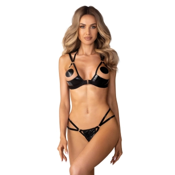 Komplet bielizny otwarty Keira Lise Obsessive S/M