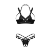Komplet bielizny erotycznej otwarty Keira Lise Obsessive L/XL