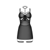 Gorset Obsessive Arrowel czarny z fiszbinami 2XL 3XL