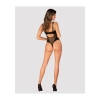 Body otwarte Obsessive Nesari czarne XL/2XL