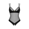 Body otwarte Obsessive Nesari czarne XL/2XL