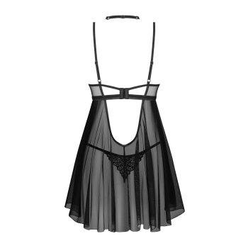 Babydoll z chokerem Donarella Obsessive XL/2XL