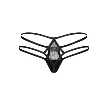 Figi otwarte Arrowel Obsessive czarne L/XL