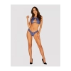 Komplet bielizny Giselia Obsessive niebieski XS/S