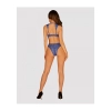 Komplet bielizny Giselia Obsessive niebieski XS/S