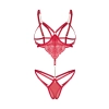 Body otwarte Matildea czerwone Obsessive L/XL