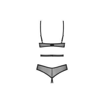 Body otwarte Euridia Obsessive czarne XS/S