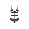 Body erotyczne otwarte Obsessive Euridia czarne M/L
