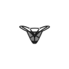 Stringi Euridia Obsessive czarne transparentne M/L