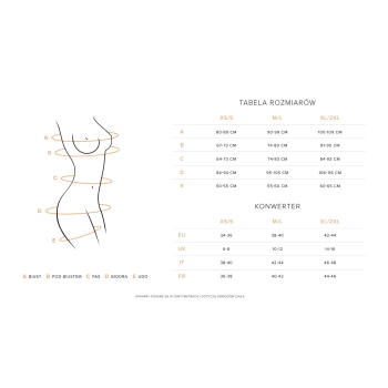 Babydoll i stringi Obsessive koronka XS/S
