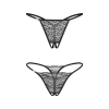 Stringi otwarte Bianca 2 pak Obsessive 2XL 3XL