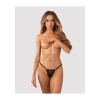 Stringi siateczkowe transparentne Obsessive Want to Sin L/XL