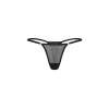 Stringi Obsessive Violami Wet transparentne z cyrkoniami S/M