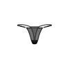 Stringi Obsessive Violami Wet transparentne z cyrkoniami S/M