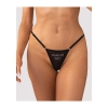 Stringi Obsessive Violami Wet transparentne L/XL