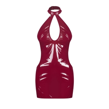 Sukienka lakierowana Obsessive Redya czerwona S/M