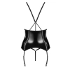 Bielizna- Stormea gorset i stringi  S/M czarny