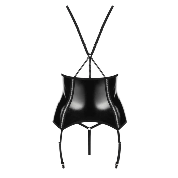 Bielizna- Stormea gorset i stringi  S/M czarny