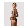 Komplet bielizny tiulowej Obsessive Vila Blanes XL/2XL