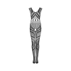 Bodystocking Obsessive G328 S/M/L z otwartym krokiem