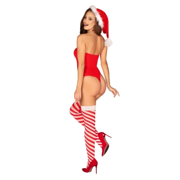 Bielizna-Kissmas pończochy czerwone L/XL