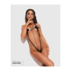 Body Obsessive Anyya czarne ze złotymi łańcuchami S/M/L