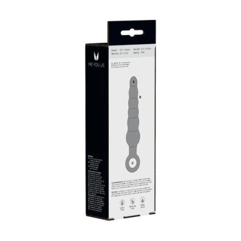 Pręt analny Me You Us PVC czarny 14 cm