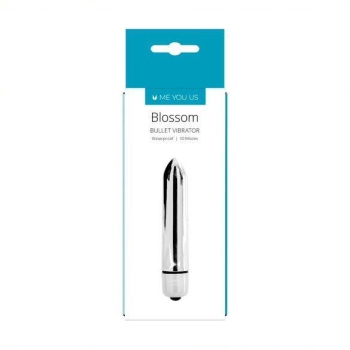 Wibrator bullet Me You Us Blossom srebrny 9,5 cm