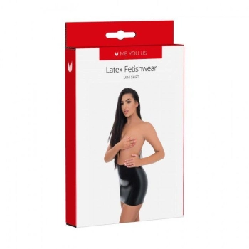 Lateksowa mini spódniczka Me You Us Small