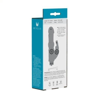 Wibrator króliczek wodoodporny Me You Us Water Bunny fioletowy 13.5 cm