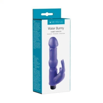 Wibrator króliczek wodoodporny Me You Us Water Bunny fioletowy 13.5 cm