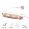 Wibrator mini silikonowy B Series Joy różowe złoto USB