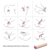 Wibrator mini silikonowy B Series Joy różowe złoto USB