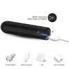 Wibrator mini silikonowy Rock czarny USB 9 trybów