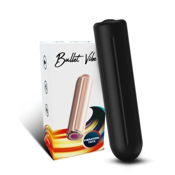Wibrator mini silikonowy Rock czarny USB 9 trybów