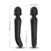 Wibrator silikonowy Mission B Series Joy czarny USB 9 trybów