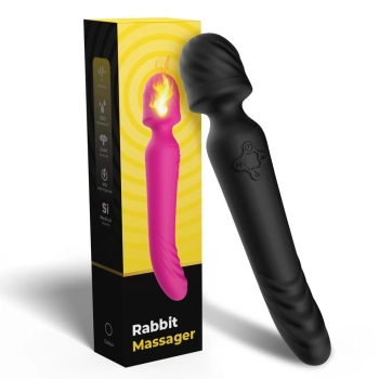 Wibrator silikonowy Mission B Series Joy czarny USB 9 trybów