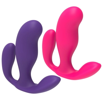 Masażer prostaty silikonowy B Series Joy fioletowy 7 trybów USB