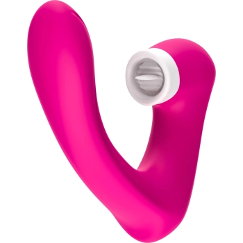 Stymulator silikonowy B Series Joy różowy USB 22 cm
