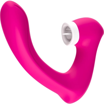 Stymulator silikonowy B Series Joy różowy USB 22 cm