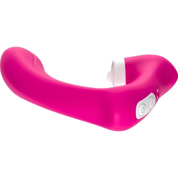 Stymulator silikonowy B Series Joy różowy USB 22 cm