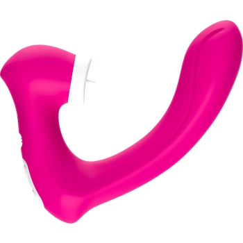 Stymulator silikonowy B Series Joy różowy USB 22 cm