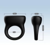 Pierścień wibrujący silikonowy B Series Joy czarny USB 9 funkcji