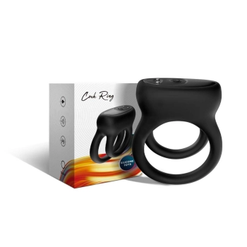 Pierścień wibrujący Dualo 9 funkcji czarny USB