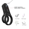 Pierścień wibrujący Mechao Black 9 funkcji USB