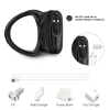 Pierścień wibrujący Mechay Black B Series Joy silikonowy USB 9 funkcji