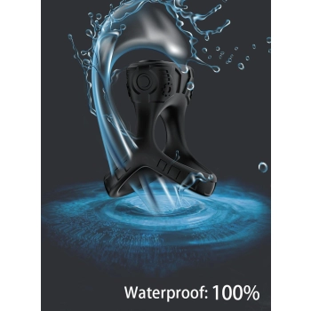 Pierścień wibrujący Mechay Black B Series Joy silikonowy USB 9 funkcji