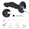 Wibrator analny Optimus Black B Series Joy silikonowy 16 cm